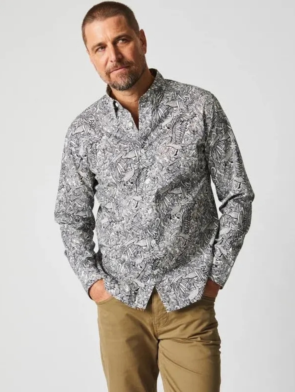 Billy Reid Pelican Beach Wilson Button-Down Shirt